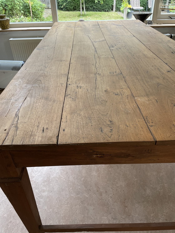 Image 1 of Alter antiker französischer Esstisch