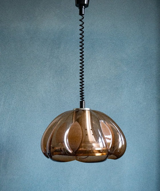 Image 1 of Vintage Herda Flower Space Age Hanglamp