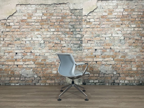 Vitra Unix Chair – White fabric | Antonio Citterio – Swivel chairs, Plastic, Textile (photo 7 of 15)