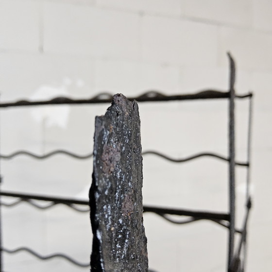 Image 1 of Echtes antikes Metall-Restaurant-Weinregal (116 Flaschen) antikes Whinerack (116 Flaschen)