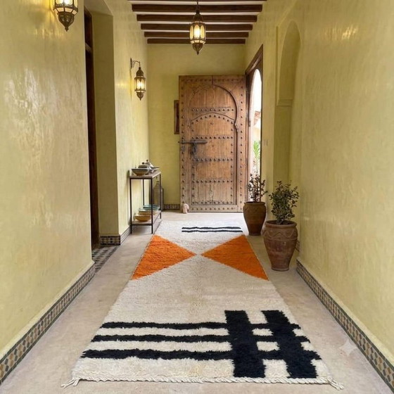 Tapis de l’Atlas – Création Artisanale en Laine 300cmx70cm – Vloerkleden en tapijten, Cotton (photo 4 of 5)