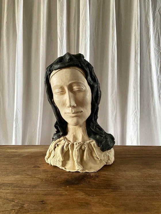 Image 1 of Bust of the Virgin Mary – 20th Century Modern Religious Art