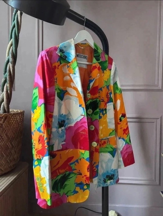 Moschino Couture Vintage 100% Silk Blazer Made in Italy IT42 EU38 – Overige tassen (photo 28 of 34)