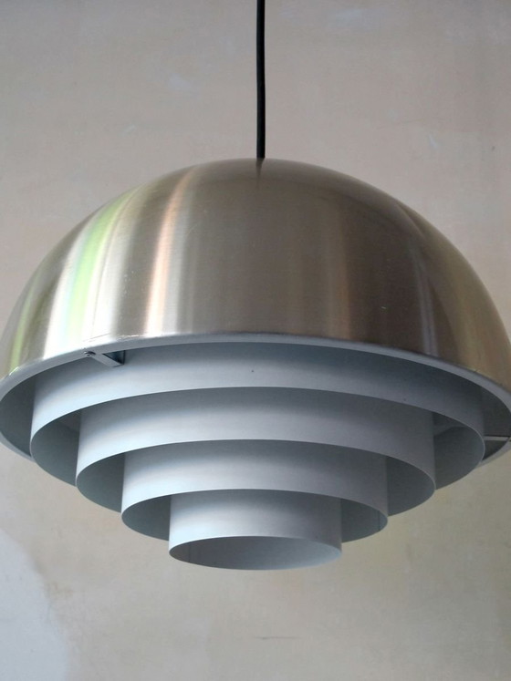 Suspension Mid-Century en laiton, Scandinavie, années 1960 – Métal, Mid Century Modern (photo 3 of 6)