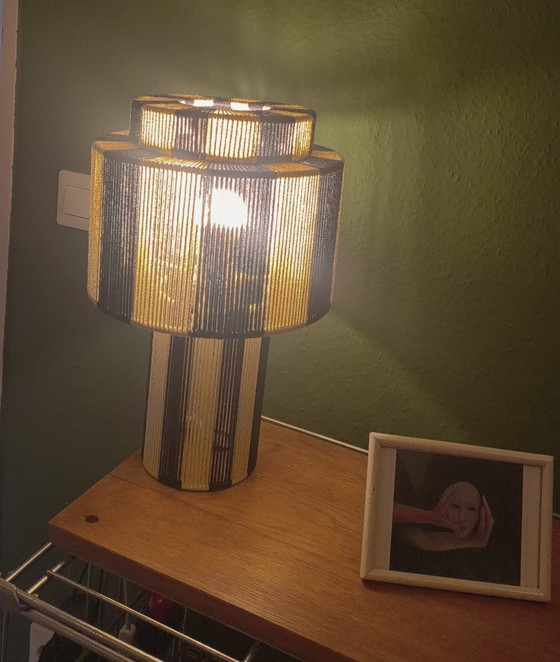 Image 1 of Scandi linnen lamp