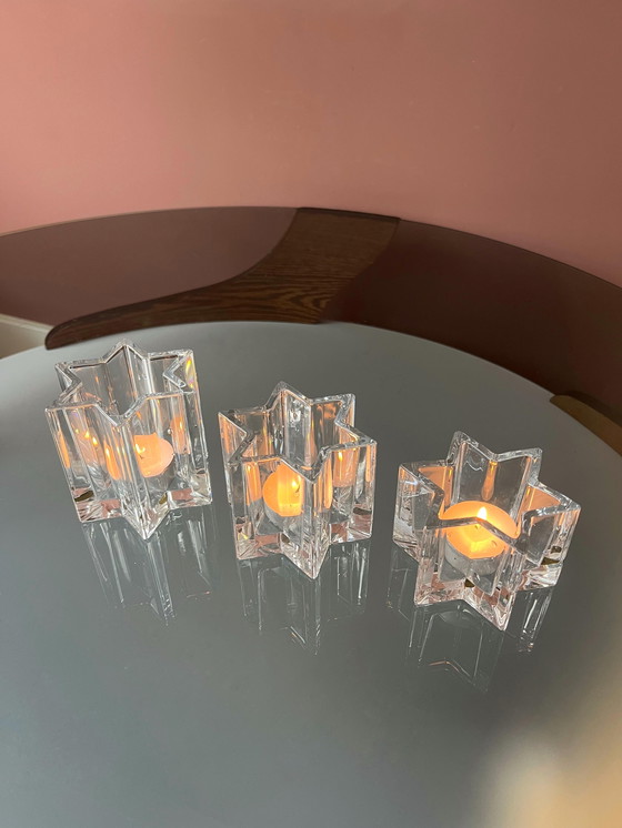 Image 1 of 🤍KRISTALLEN STERVORMIGE KANDELAARS  STELLA🤍