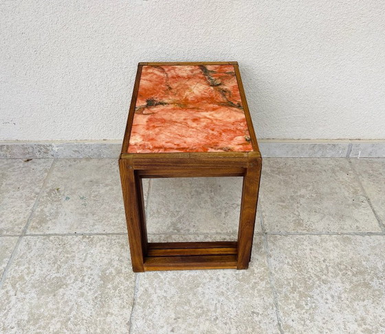 Image 1 of Set of 3 Scandinavian nesting tables in teak, 1960