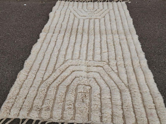 Image 1 of Handgemaakt Beni Ouraine-tapijt, traditioneel vakmanschap, afmeting 2/3 m