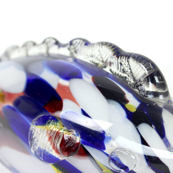 Image 1 of Large Colorful Glass Fish Statue, Czechoslovakia 1960s