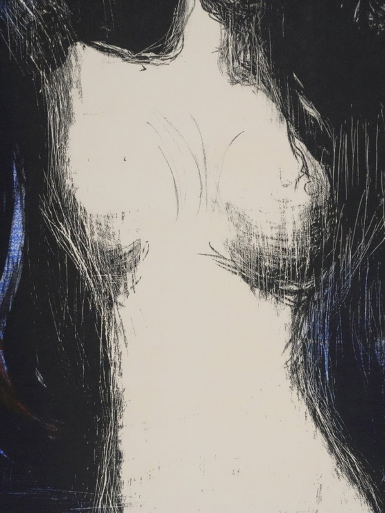 Edvard Munch : La Madone, Lithographie Signée – Lithographies et sérigraphies, Paper (photo 8 of 10)