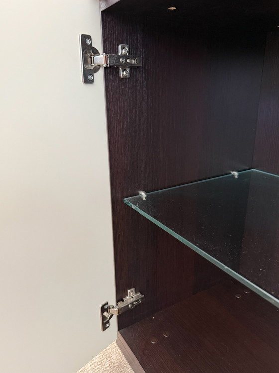 Modern Sideboard with 3 doors – Glass, Metal (photo 4 of 6)