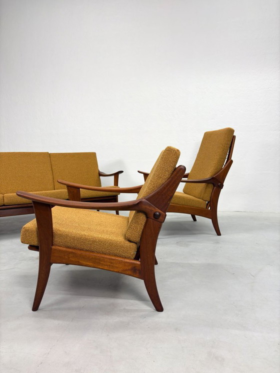 Image 1 of Vintage Mid-Century Lounge Set De Ster Geldermalsen