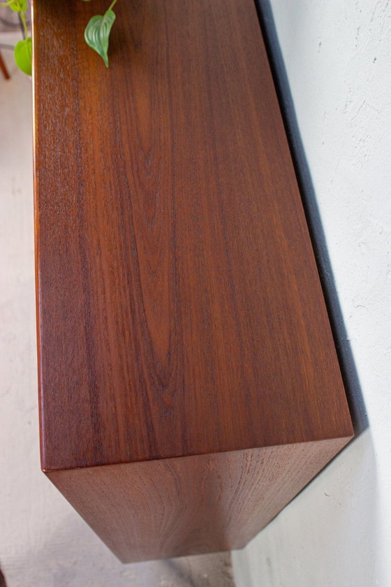 Image 1 of Vintage teak bookcase, highboard, chest of drawers, mid-century 1960s