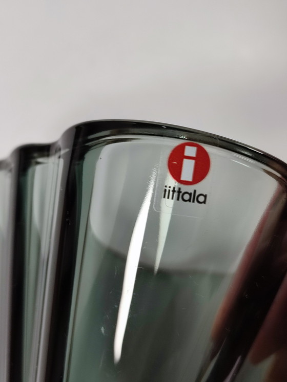 Image 1 of Iitalla Alvar Aalto Teelichthalter in Schale, grau, 7,5 cm