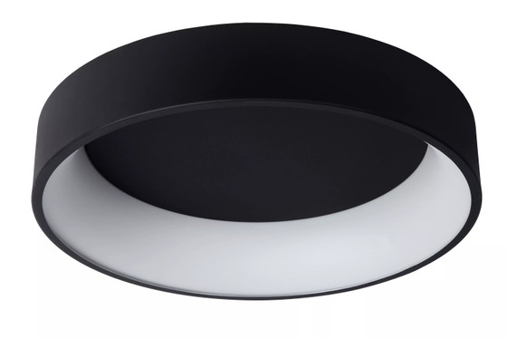 Lucide Talowe LED Plafón Ø 60 cm – Regulable – Negro – Plafones, Aluminio, Modern (photo 3 of 4)