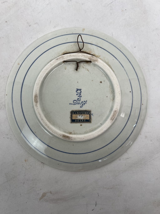 Antiker Wandteller De Porceleyne Fles (Royal Delft)