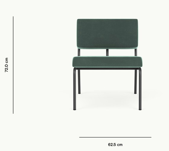 Image 1 of Fauteuil lounge Fest Monday + repose-pieds Royal 44 Turquoise