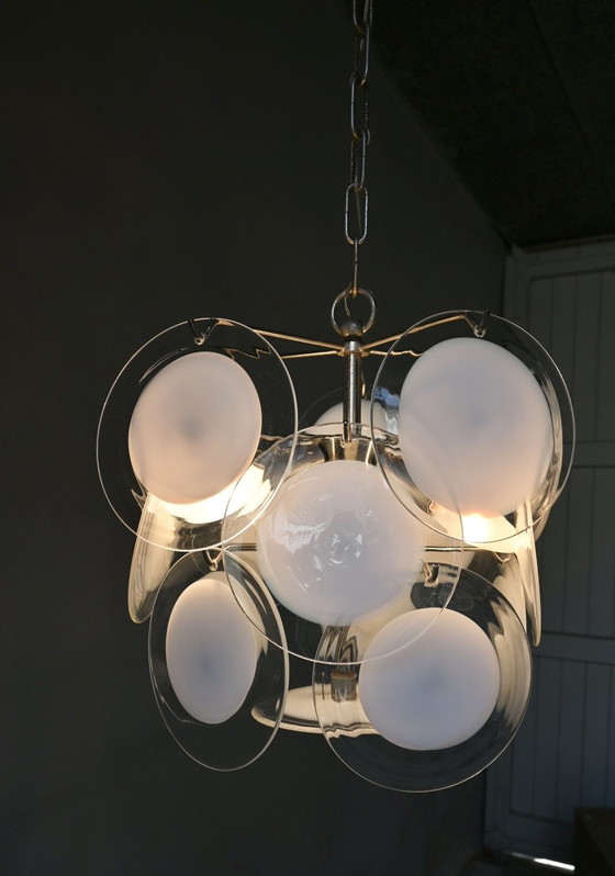 Image 1 of Italian Vistosi chandelier from the 60s or 70s