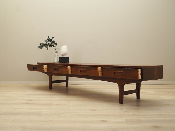 Image 1 of Walnut lowboard, Danish design, 1970s, manufactured in Denmark