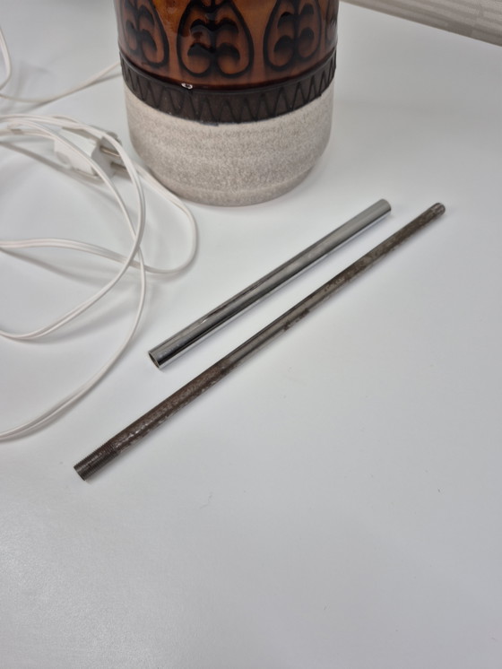 Image 1 of XXL vintage tafellamp Dümler en Breiden West-Germany.