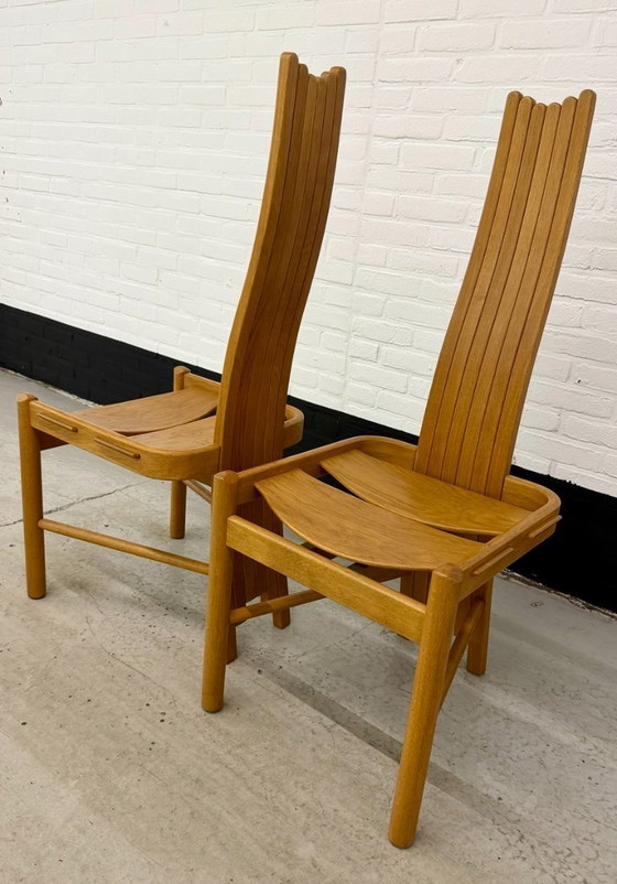 Image 1 of 2 vintage Allmilmö designer stoelen
