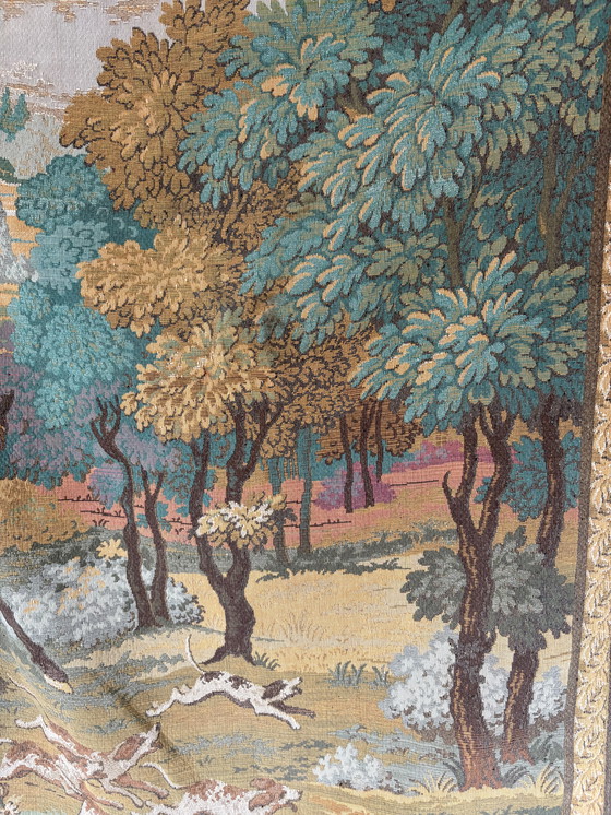 Image 1 of Antiker Aubousson Gobelin Wandteppich