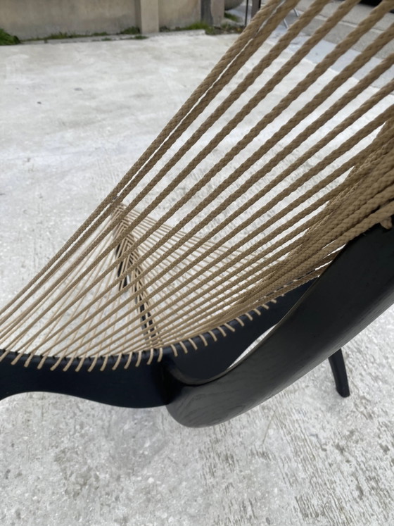 Jørgen Høvelskov - Poltrona "Harp" o "String", 1963, Sedie da camera, Nero, Scandinavian (foto 15 di 17)