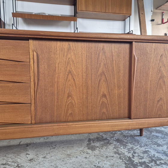 Image 1 of Gunni Omann, Axel Christensen vintage Danish teak sideboard