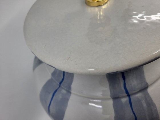 Image 1 of Hubert Olivier ceramic lamp, France, 1980