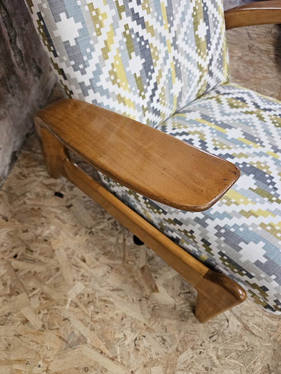 Image 1 of Gimson&Slater Rock N'Rest Relax Fauteuil Met Hocker