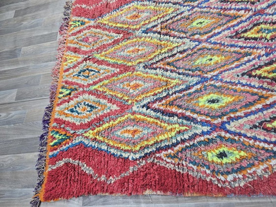 Image 1 of Traditioneller marokkanischer Teppich aus Leinen, 250 cm x 138 cm