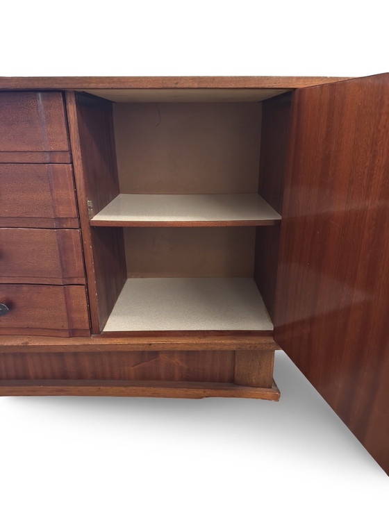 Image 1 of Vintage wooden sideboard with special details, 1950s