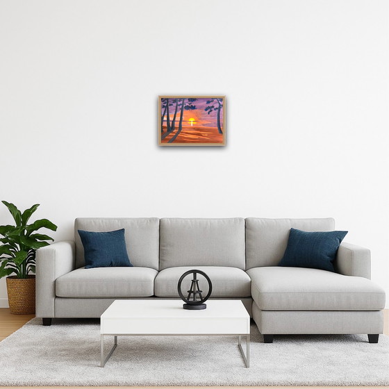 Image 1 of Gouache auf 250 g/m² Naturpapier. Größe 40 x 30 cm.