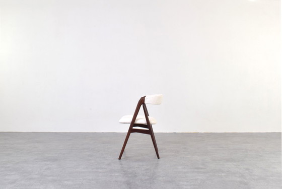 Image 1 of Mid-Century Danish Teak Dining Chairs by Th. Harlev for Farstrup, 1960s, Set of 4.