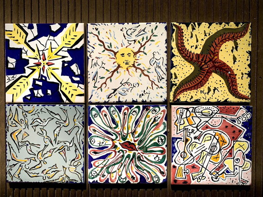 Salvador Dali "La Suite Catalane" Tiles Ceramics