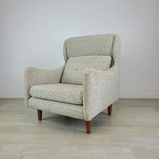 Image 1 of Rare Fauteuil SF116 Dit "Teckel" by Michel Mortier - Edition Steiner, 1963