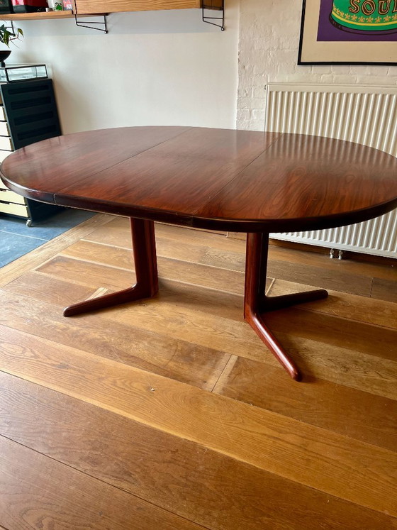 Gudme Møbelfabrik Model 36 – Tavolo da pranzo rotondo in palissandro – Danimarca, Anni '70 – Tavoli da pranzo (photo 2 of 14)