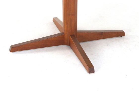 Image 1 of Table ronde de salle à manger danoise 'Lunde' en teck massif vintage