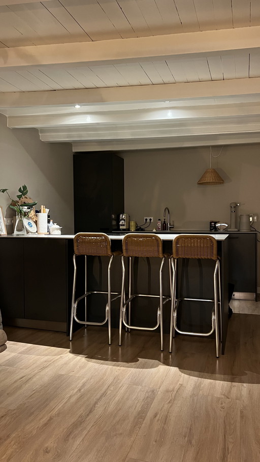 Set van 4 barkrukken binnen en buiten