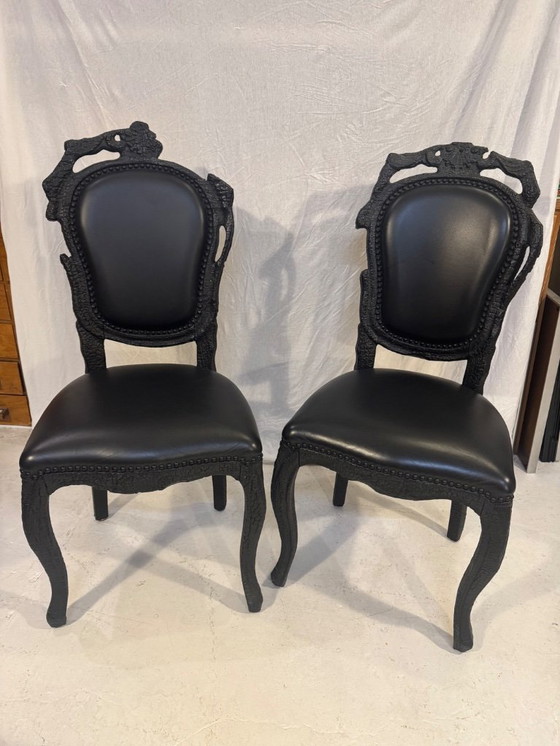 Image 1 of Juego de 2 sillas Moooi Smoke de Maarten Baas