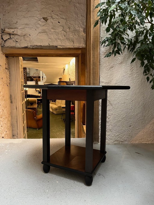 Zeshoekige bijzettafel in art deco-stijl