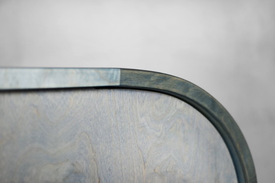 Image 1 of Vintage Mid Century Italiaans Modern Turquoise Streamline Dressoir in Berk, 1960