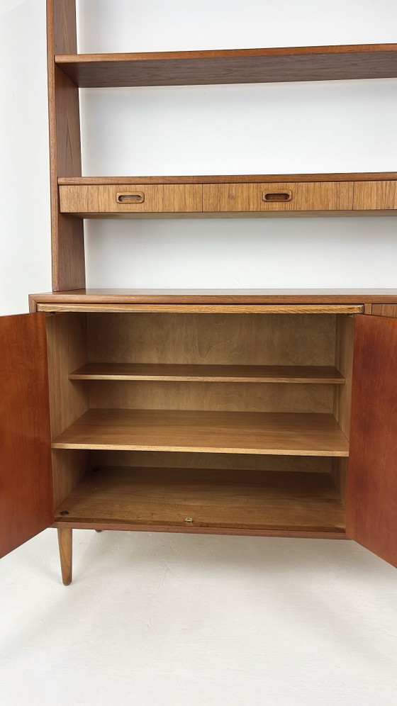 Swedish vintage teak veneer bookcase – Wall cabinet, Wood (photo 12 of 20)