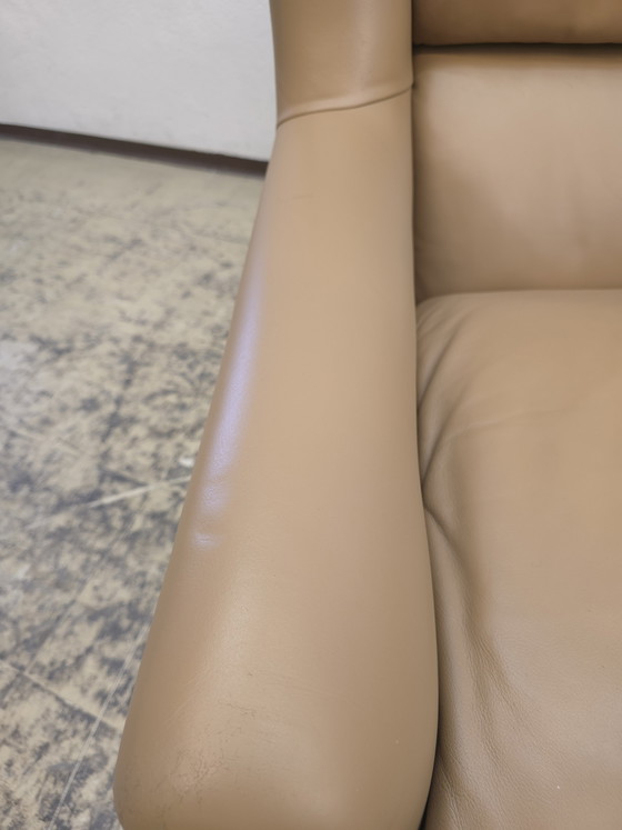 Image 1 of Poltrona Frau Set de tres plazas con sillón, sofá de cuero, sillón de diseño