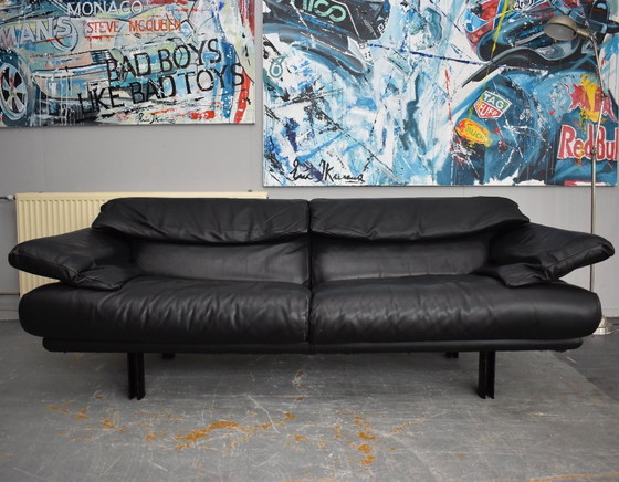 Beautiful Vintage B&B Italia Alanda Paolo Piva Design Sofa – 3-5 seaters, Leather, Metal (photo 2 of 8)