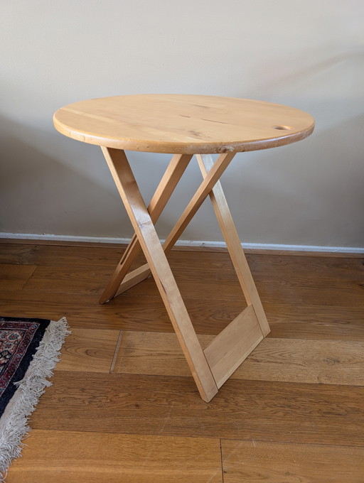 Vintage Suzy folding table, designed by Adrian Reed for Princes Design Works 1970s