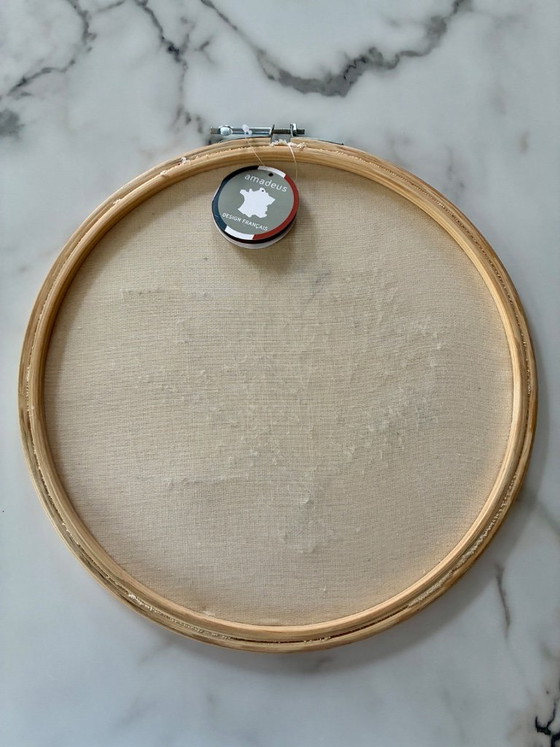 Decorative embroidery on hoop – Amadeus France, Wall decoration, Canvas (photo 5 of 6)