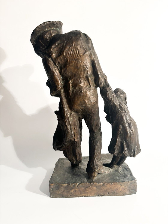 Bronze Sculpture of Two Figures 'I Capricci' by Edmondo Furlan, 1960s (photo 10 of 14)