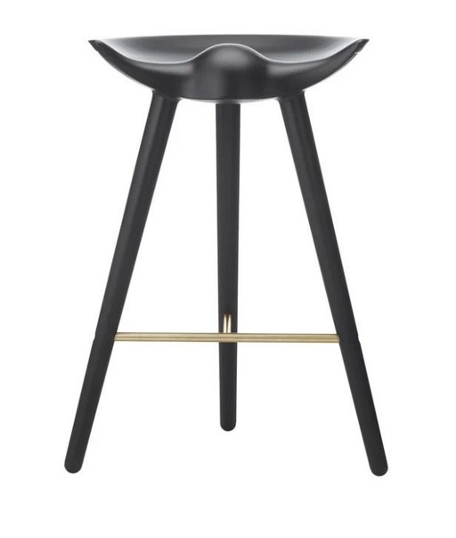 Barhocker schwarz/messingfarben Audo Copenhagen