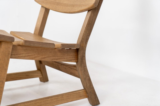 Image 1 of Poltrona brutalista in rovere massello di Dittmann & Co. per AWA